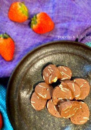 簡単!お店のようなココアナッツクッキー-レシピのメイン写真