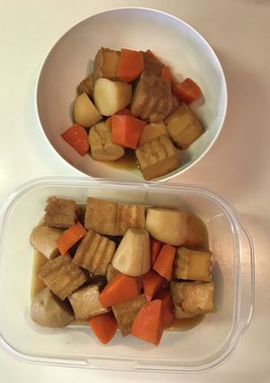厚揚煮（業スー煮物のたれ使用）-レシピのメイン写真