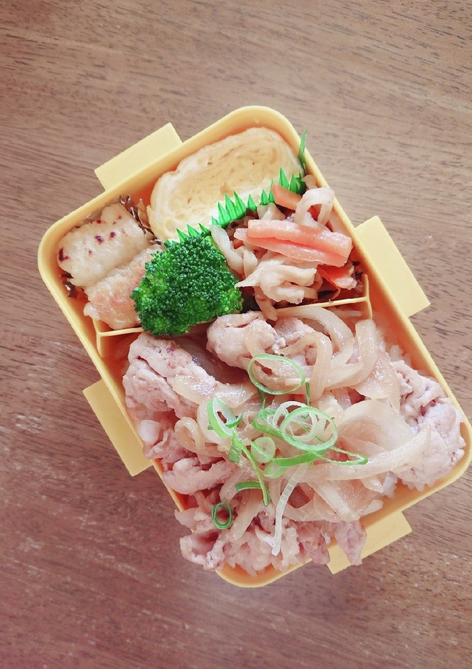 豚のしょうが焼弁当♪-レシピのメイン写真