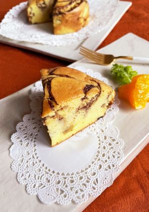 チョコシロップで米粉チョコケーキ-レシピのメイン写真