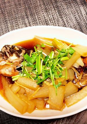 簡単　ふっくらアラカブの煮付け-レシピのメイン写真