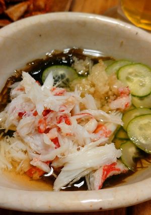 カニ入りもずく酢-レシピのメイン写真