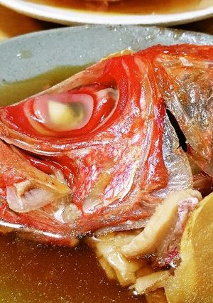 金目鯛の煮付、ただしアラ！-レシピのメイン写真