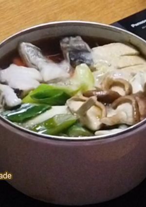 味変で飽きずにあったか♨たら鍋で水炊き-レシピのメイン写真