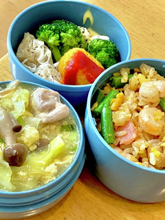 しっとり炒飯^_^ タロの弁当96-レシピのメイン写真