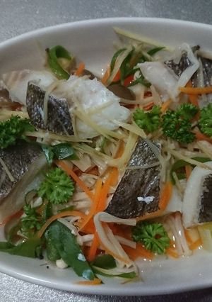 たらのレンチン蒸し-レシピのメイン写真