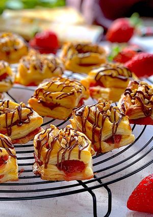 冷凍パイシートでいちごホワイトチョコパイ-レシピのメイン写真