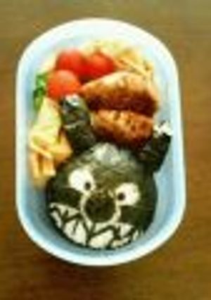 キャラ弁：バイキンマン-レシピのメイン写真