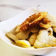 チーズ入り。ちくわと白菜の簡単洋風炒め