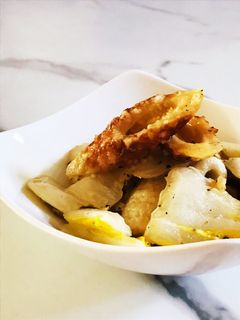 チーズ入り。ちくわと白菜の簡単洋風炒め-レシピのメイン写真