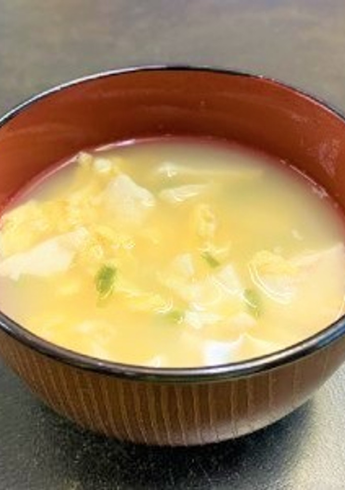 志学のおだしde豆腐と卵のスープ-レシピのメイン写真
