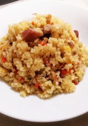 【パパ料理】二刀流でパラチャーハン-レシピのメイン写真