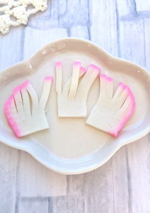 かまぼこ 磯巾着 飾り切り-レシピのメイン写真