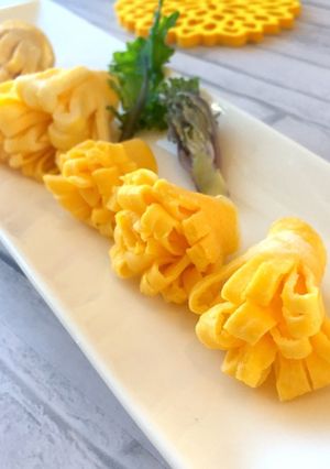 ミニ 錦糸卵で お花たまご-レシピのメイン写真