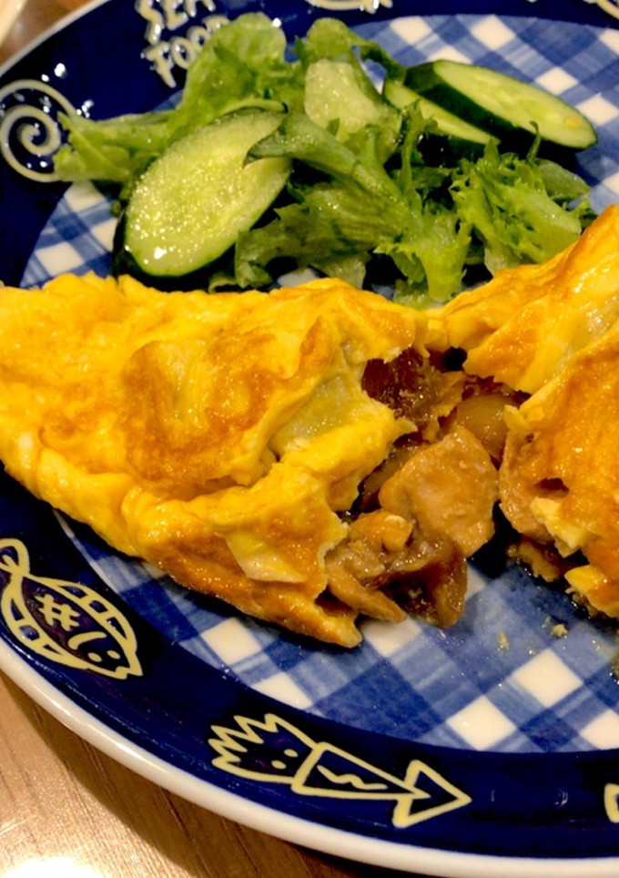 ささみ照り焼きのオムレツ♪-レシピのメイン写真
