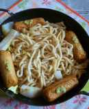 別寅のごぼう天＋白菜の焼きうどん