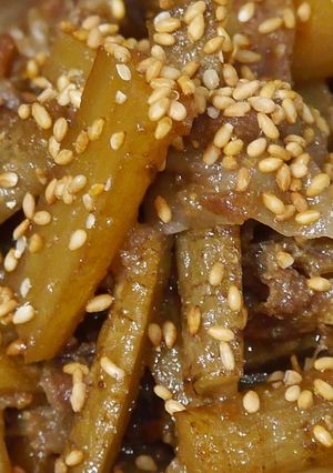 新ゴボウの甘辛煮-レシピのメイン写真