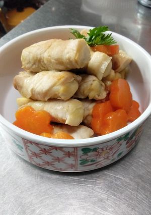 高野豆腐の肉巻き煮-レシピのメイン写真