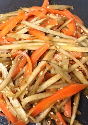 塩きんぴらにちょい足しで☆カレーきんぴら-レシピのメイン写真