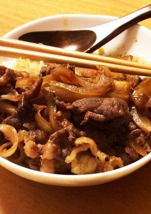 玉ねぎ柔らかっ！ 本格牛丼-レシピのメイン写真
