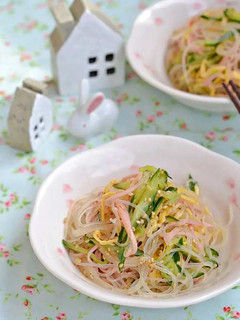 給食風春雨の中華風サラダ【作り置き】-レシピのメイン写真