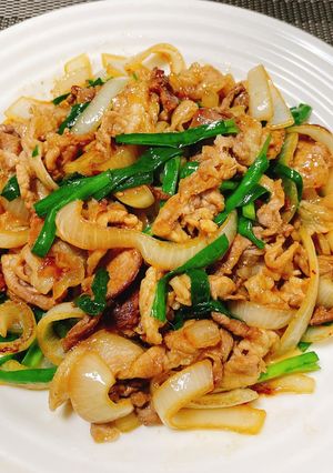 焼き肉のタレで簡単♪豚小間のスタミナ焼肉-レシピのメイン写真