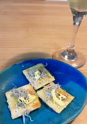 チーズクラッカーのシラスおつまみ-レシピのメイン写真