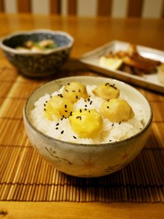 栗が割れない☆ほくほく栗ごはん-レシピのメイン写真