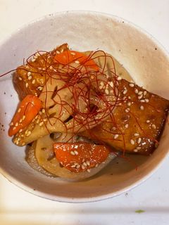 蓮根と厚揚げの照り焼ききんぴら-レシピのメイン写真
