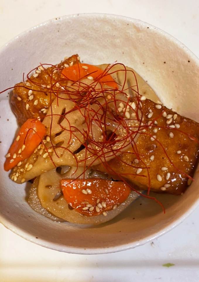 蓮根と厚揚げの照り焼ききんぴら-レシピのメイン写真