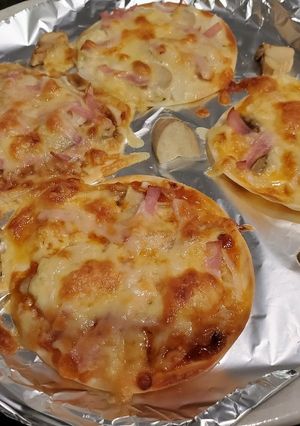 餃子の皮で余り物ピザ-レシピのメイン写真