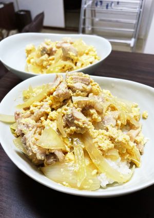 めんつゆで作る簡単時短！基本の親子丼♫-レシピのメイン写真