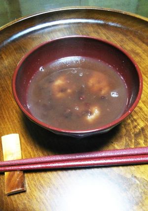 お汁粉のお餅がない時に（小麦粉団子）-レシピのメイン写真