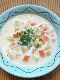 野菜だけのヘルシーミルクスープ-レシピのメイン写真
