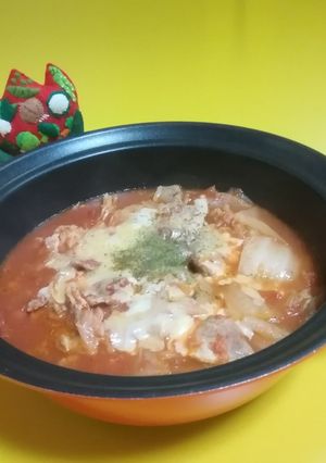 白菜と豚肉のトマト鍋-レシピのメイン写真