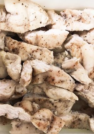 鶏胸肉のレンジで簡単ハムもどき-レシピのメイン写真