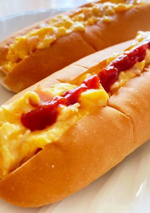 美味しい朝食♫スクランブルエッグサンド-レシピのメイン写真