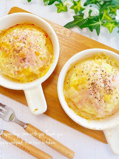【簡単】❀新玉ねぎのベーコンチーズ焼き❀-レシピのメイン写真