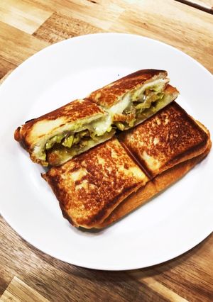 キッズ絶賛！トリプルCホットサンド-レシピのメイン写真