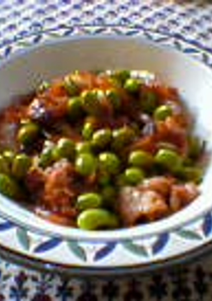 枝豆と豚肉炒め-レシピのメイン写真