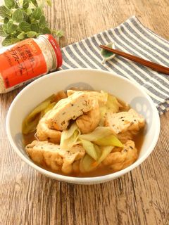 ネギとがんもの中華煮-レシピのメイン写真