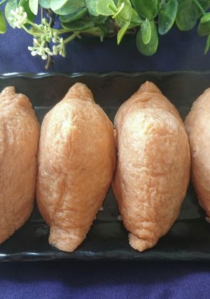 レンジで早業作った方が断然安いいなり寿司-レシピのメイン写真