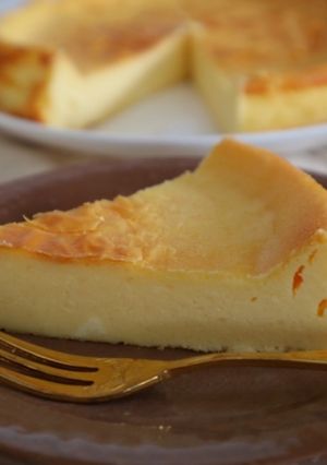 簡単しっとりベイクドチーズケーキ-レシピのメイン写真