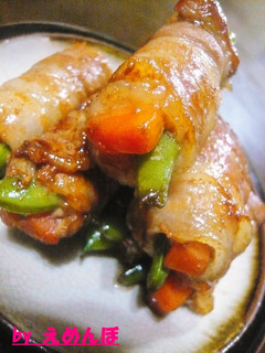 くるくる豚肉ロール お弁当にも-レシピのメイン写真