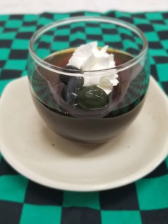 高齢者におすすめ 黒豆黒糖ゼリー-レシピのメイン写真