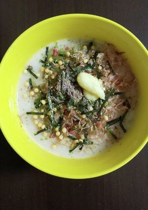 レンジで簡単☆茶漬けの素オートミール粥-レシピのメイン写真