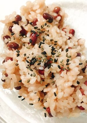 圧力鍋で簡単赤飯-レシピのメイン写真