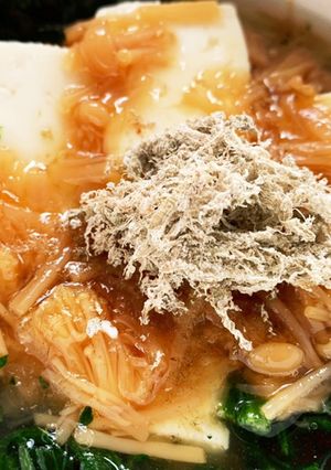 お一人様の簡単湯豆腐-レシピのメイン写真