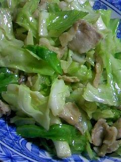 キャベツと豚バラの塩にんにく炒め -レシピのメイン写真