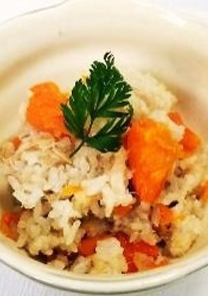 甘さが際立つ！ニンジン1本丸ごとご飯-レシピのメイン写真